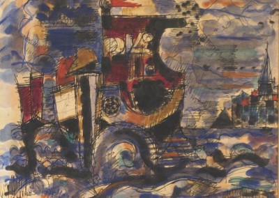 MGromaire-aquarelle-encre-1943